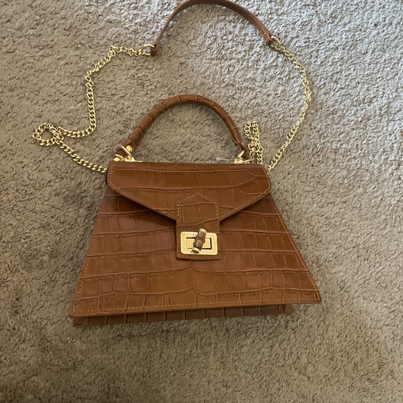 PERSAMAN NEW YORK Marta Embossed Satchel - Picture 2 of 11